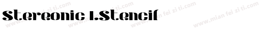 Stereonic LStencil字体转换